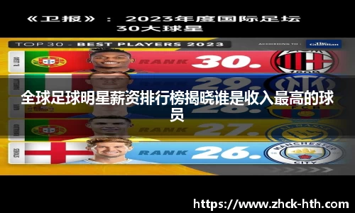 全球足球明星薪资排行榜揭晓谁是收入最高的球员